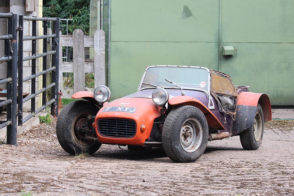 Psychedelic Lotus Seven barn find at rest since 1972 – Absolute Lotus