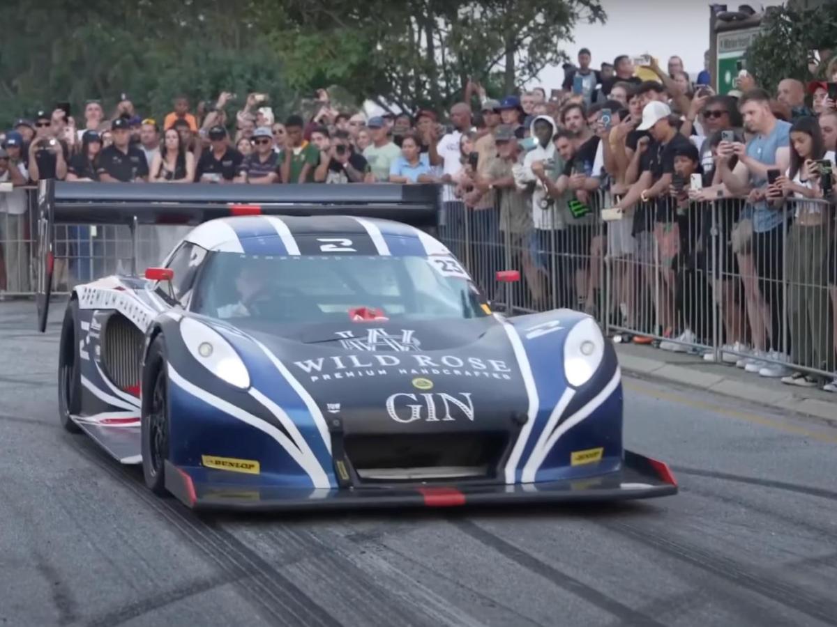 Video: Wild Ferrari-engined Exige hillclimb car